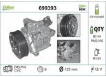 Compressore Aria Condizionata 123Mm Valeo Per CitroËN C1