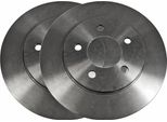 2X Disco Freno Vaico V33-80001 Anteriore Per Chrysler Voyager Iv (Rg Rs) 38Mm