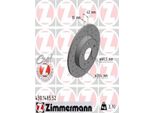 2X Zimmermann 430.1485.52 Disco Freno Asse Posteriore
