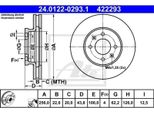 Disco Freno Anteriore Kia Rio 1,0-1,6 17-