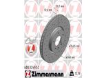 2X Zimmermann 600.3249.52 Disco Freno Asse Anteriore