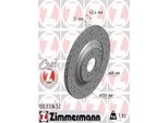 2X Zimmermann 100.3336.52 Disco Freno Asse Posteriore
