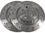 2X Disco Freno Vaico V30-80083 Per MERCEDES-BENZ Classe S Coupé (C216)