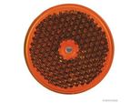 Riflettore Per Auto Giallo 82 Mm Con Foro 6 Mm
