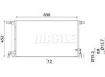 Condensatore Aria Condizionata Puleggia Cinghia A V 110Mm Mahle Per Audi A6 C8