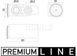 Valvola Di Espansione Aria Condizionata Filtro A Vite Mahle Per Mercedes S-KLASSE