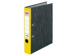 Herlitz 5141106 Max.File Nature Ordner Gelb Marmoriert Karton 5,0 Cm Din A4