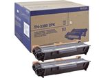 Brother TN3380TWIN Brother TN-3380 Twinpack Toner Schwarz