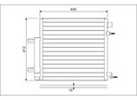 Condensatore Aria Condizionata Con Essiccatore Valeo Per Chevrolet Spark (M300)