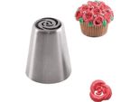 Tulle A Forma Di Fiore In Acciaio Inox Per Decorazione Torte