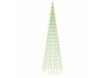Vidaxl Albero Di Natale A Led Per Pennone Multicolore 1134 Led 800 Cm