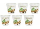 La Porcellana Bianca Set 6 Bicchieri Per Liquore Liquirizia 75 Ml P012715LIQZ