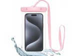 Tech-Protect Uwc7 Custodia Impermeabile Universale Da 6,9 Pollici Rosa