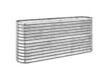 Vidaxl Letto Rialzato In Acciaio Verniciato A Polvere 152X40X68 Cm Argento