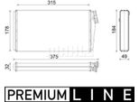 Scambiatore Di Calore, Riscaldamento Interno Mahle Ah 295 000P