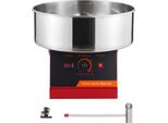 Succebuy Macchina Per Zucchero Filato Elettrica, 1000 W, Ciotola In Acciaio Inox E Cucchiaio Da Zucchero, Ideale Per La Casa, I Compleanni Dei Bambini, Le Feste Di Famiglia, Rosso