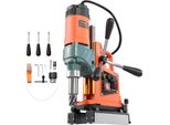 Foratrice Magnetica Vevor 1400 W 50 Mm Diametro Di Foratura 0-850 Giri/Min Regolabile, Direzione Reversibile, Foratrice Magnetica Per Superfici Metalliche, Carotatrice Elettrica Per L'industria Fai Da Te