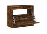 Vidaxl Scarpiera In Rovere Fumé 80X42X69 Cm Materiale A Base Di Legno