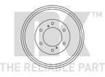 2X Tamburo Freno Posteriore 262204