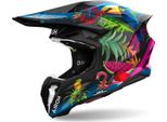Casco Motocross Airoh Twist 3 Amazonia, Nero/Colorato, 2XL (63)