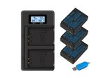 Batteria LP-E12, 100% Originale, Caricatore Lcd Usb, Pologne, 3 Batterie E Caricatore