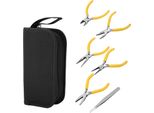 Set Di Pinze Per Gioielli, Pinze Professionali Per Gioielli Da 5 Pezzi Con Pinzette, Set Di Pinze Per Gioielli Fai Da Te, Kit Per La Riparazione Di Strumenti Per Gioielli