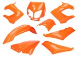 Kit Carenatura Arancione Per Derbi Senda R, Sm X-Treme, Sm Drd