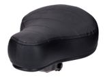 Sella / Sedile Piatto 60Mm Trapuntato Nero Per Ciclomotori Puch, Kreidler, ZüNdapp, Hercules, Vespa, Tomos, Mbk