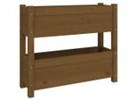 Vidaxl Fioriera Marrone Miele 77X25X66 Cm In Legno Di Pino Massiccio