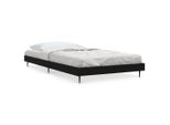 Vidaxl Struttura Letto Nera 90X190 Cm In Materiale Ligneo