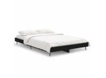 Vidaxl Struttura Del Letto Nera 120X190 Cm In Materiale Ligneo