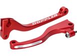 Set Leva Freno E Leva Frizione Doppler Cnc Rosso Per Sherco Se, Sm 11- (Con Freno J.Juan)