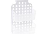 Organizer Da Bagno Bathroom Solutions, Polipropilene, 35X25X10 Cm, Bianco