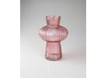 Dekovase AM DESIGN aus Glas, rosa (rosé), B:15cm H:21cm, Glas, Vasen, 2er Set, BxH: 15x21 cm
