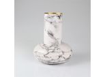 Dekovase AM DESIGN aus Metall, grau, B:16cm H:21cm, Metall, Vasen, BxH: 16x21 cm