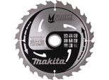 Lama Per Sega Circolare In Metallo Duro Makita M-Force Tct T.C.T. - 235 X 30 Mm - 24 Denti - Legno