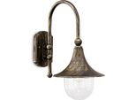 Applique Arco Rustica-Country Cima Alluminio Nero 1 Luce E27