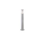 Piantana-Palo Da Esterno Moderna Tronco Alluminio Grigio 1 Luce E27 H80Cm