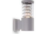 Applique Moderna Tronco Alluminio Grigio 1 Luce E27