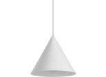 Sospensione Industrial-Minimal A-Line Metallo Bianco 1 Luce E27