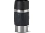 Emsa 9171806 Emsa Vacuum Mug Tazza Da Viaggio Compatta Nera 0,3 L