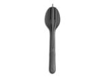 Koziol Besteck-Set 3-Tlg. Klikk, To-Go-Besteck, Kunststoff, Nature Ash Grey, 4003701