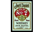 Jack Daniels Retro - Specchio Stampato 20X30 Cm Con Cornice In Plastica