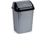 Contenitore Per Rifiuti In Plastica Grigio 10 L