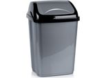 Contenitore Per Rifiuti In Plastica Grigio 26 L