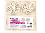 Decorazioni Natalizie In Legno - Fiocchi Di Neve