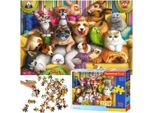 Castorland Puzzle 70 Pezzi Animali Giocosi - Animali Divertenti 5+