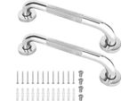 2X Maniglie Da Bagno Diritte, Acciaio Inox
