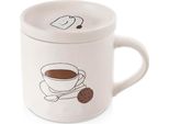 Tazza In Porcellana Con Coperchio 420 Ml