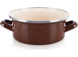 Pentola Smaltata Marrone 20,5 Cm, 2,2 L